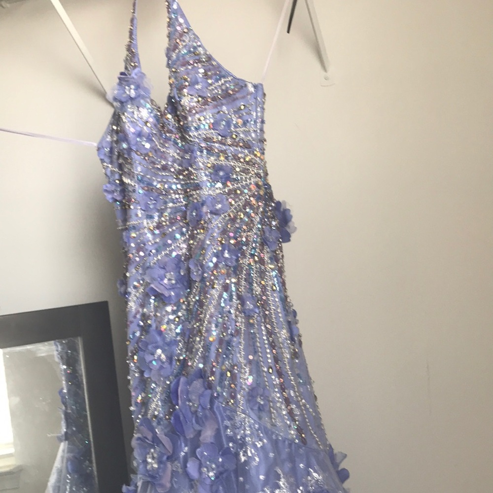 Beautiful lilac couture dress